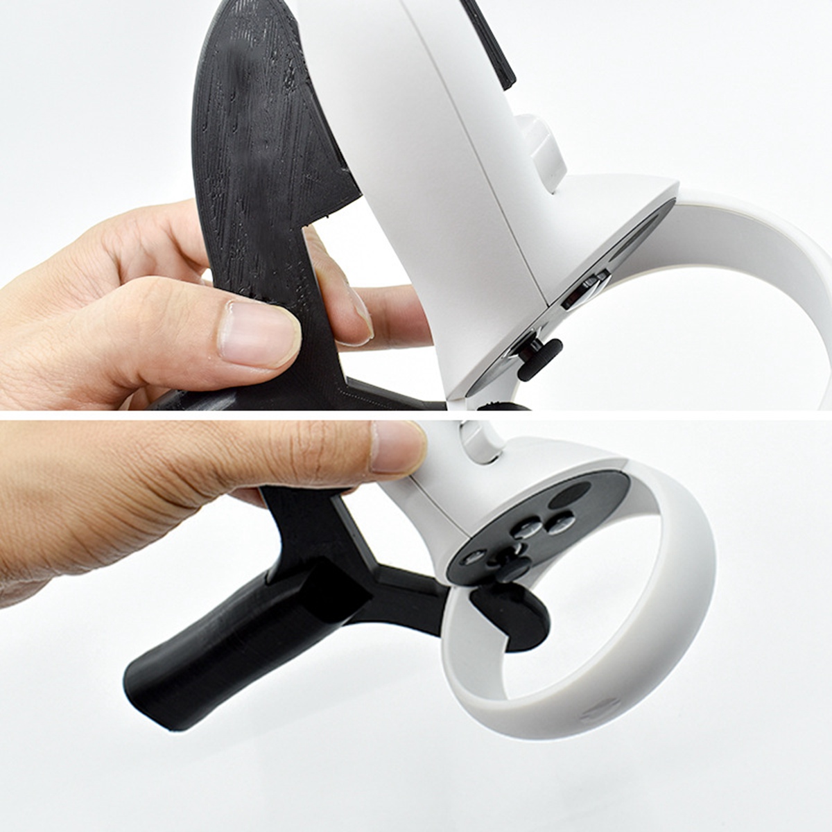 Table Tennis Vr - ABPF Tafeltennispeddelgreep voor contactcontrollers Tafeltennis VR-game,
