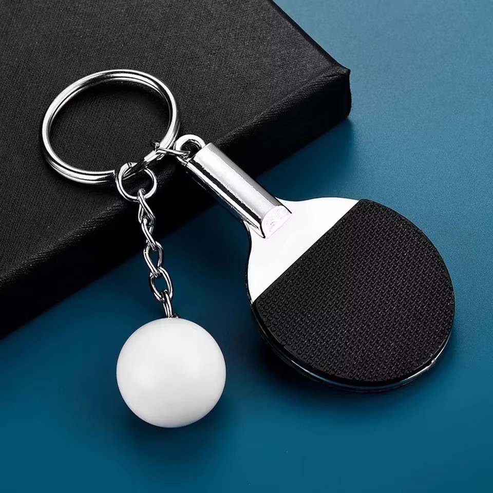 Table Tennis Backhand - Creatieve Leuke Mini Tafeltennis Racket Sleutelhanger