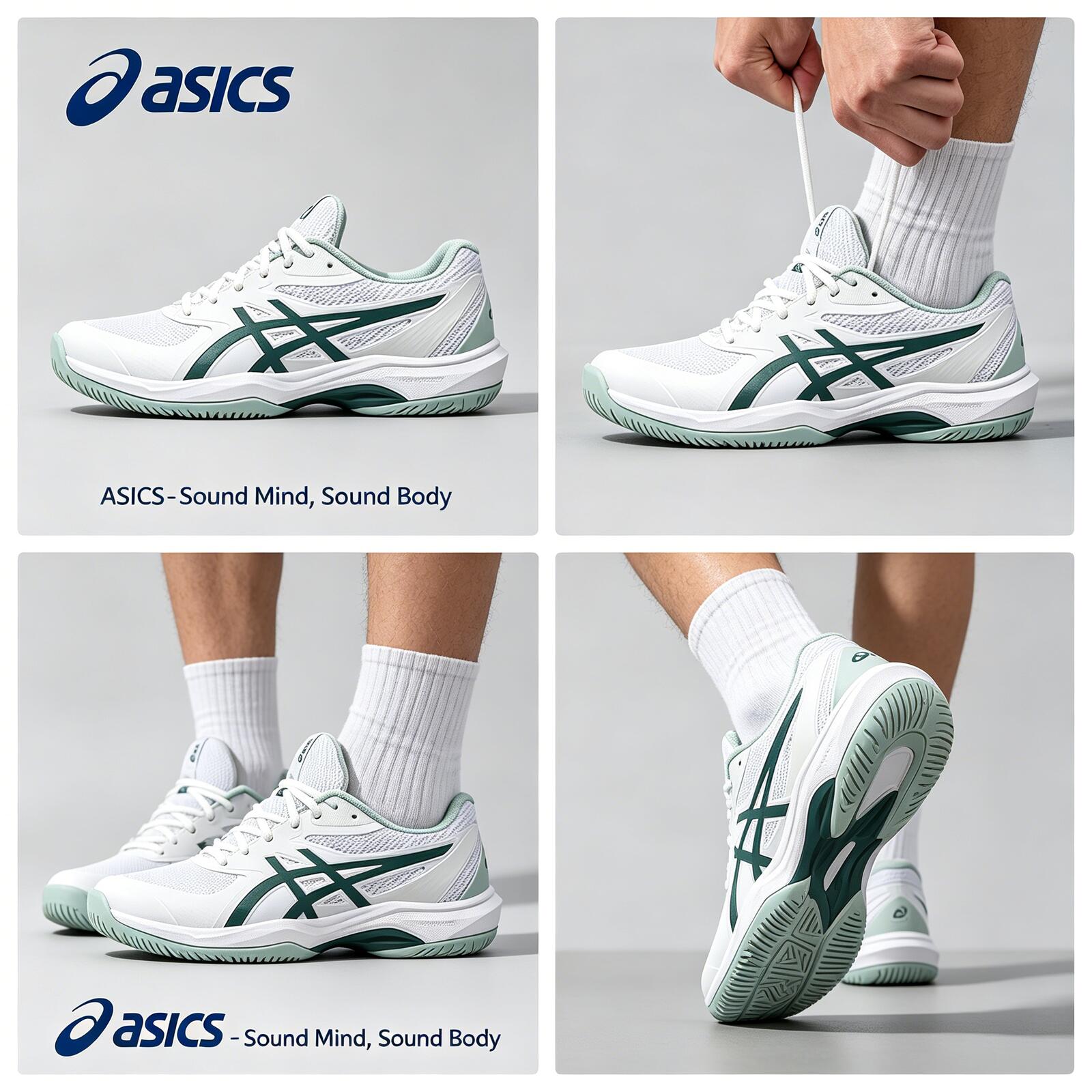 Table Tennis Shoes Asics - ASICS Heren Game FF Tennis Training