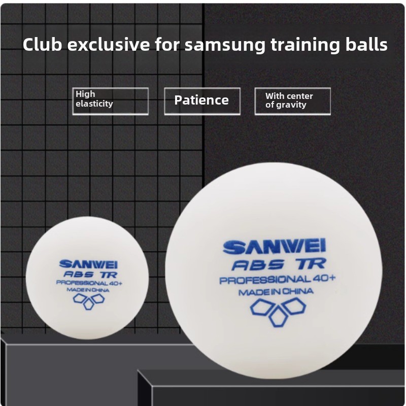 Table Tennis Vr - 100 stuks Sanwei Nieuwe Materiaal Plastic