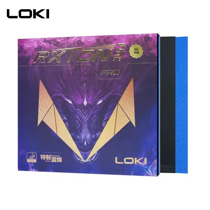 Table Tennis Db Rubbers - Loki Rxton 3 Pro Blue Cake