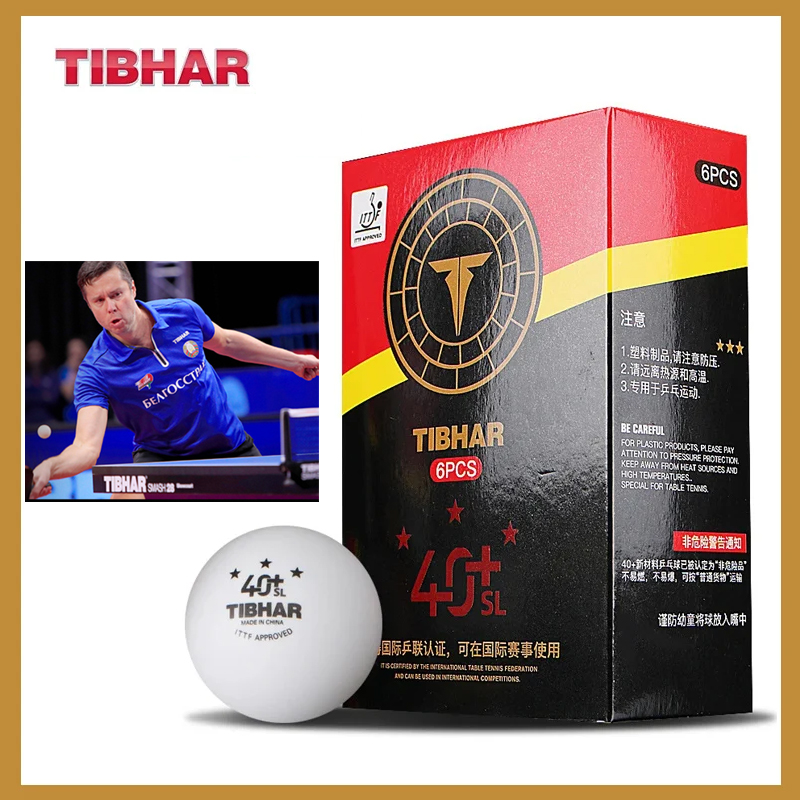Table Tennis Pc - TIBHAR 3-sterren naadloze tafeltennisbal 40+ nieuwe