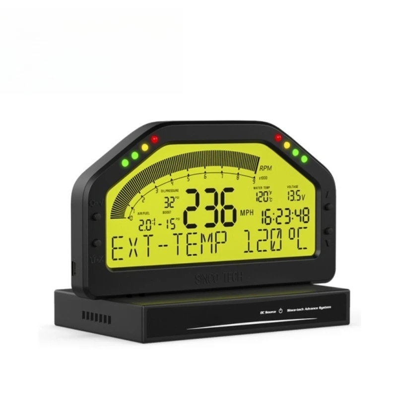 Rubber Booster Speed - Race-dashboard 12V universeel multifunctioneel alles-in-één snelheidsmeter,