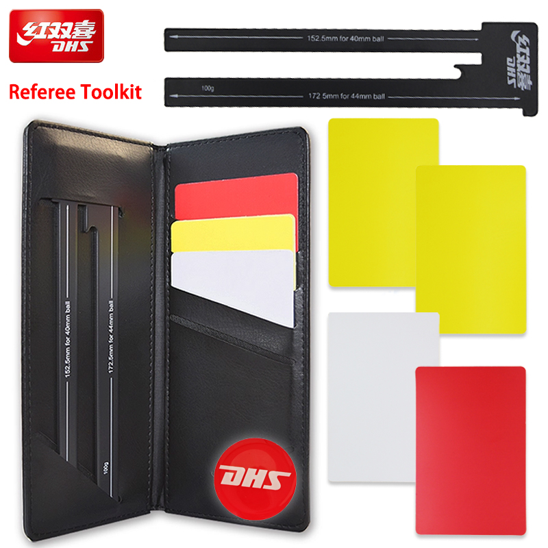 Table Tennis Yellow Card - DHS Scheidsrechter Kit voor Tafeltennis Wedstrijd