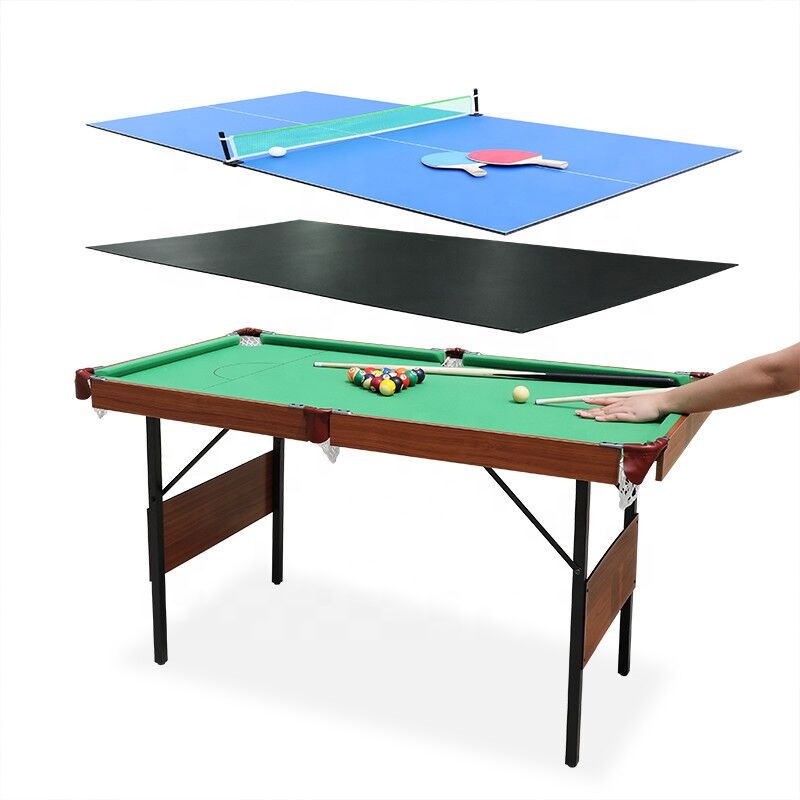 Table Tennis Kids - 3-in-1 multifunctionele snooker-, biljart- en pingpongtafel