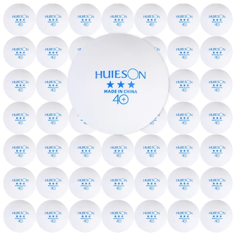 Table Tennis Pc - 100 STKS Huieson Blauw Logo Tafeltennisbal