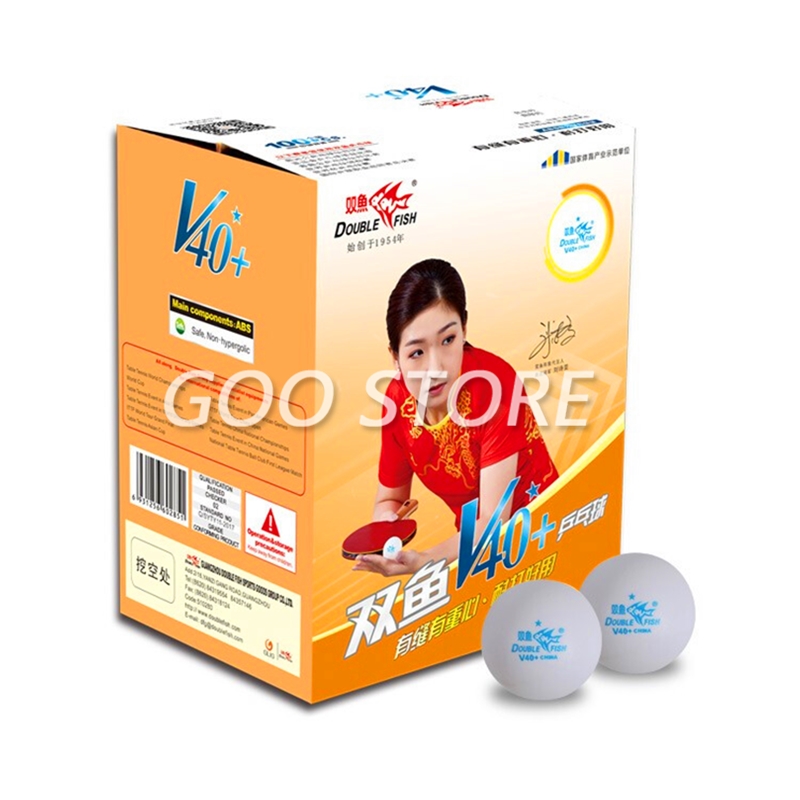 100 ballen Double Fish V40+ 1- - Table Tennis Vr recensie en prijs