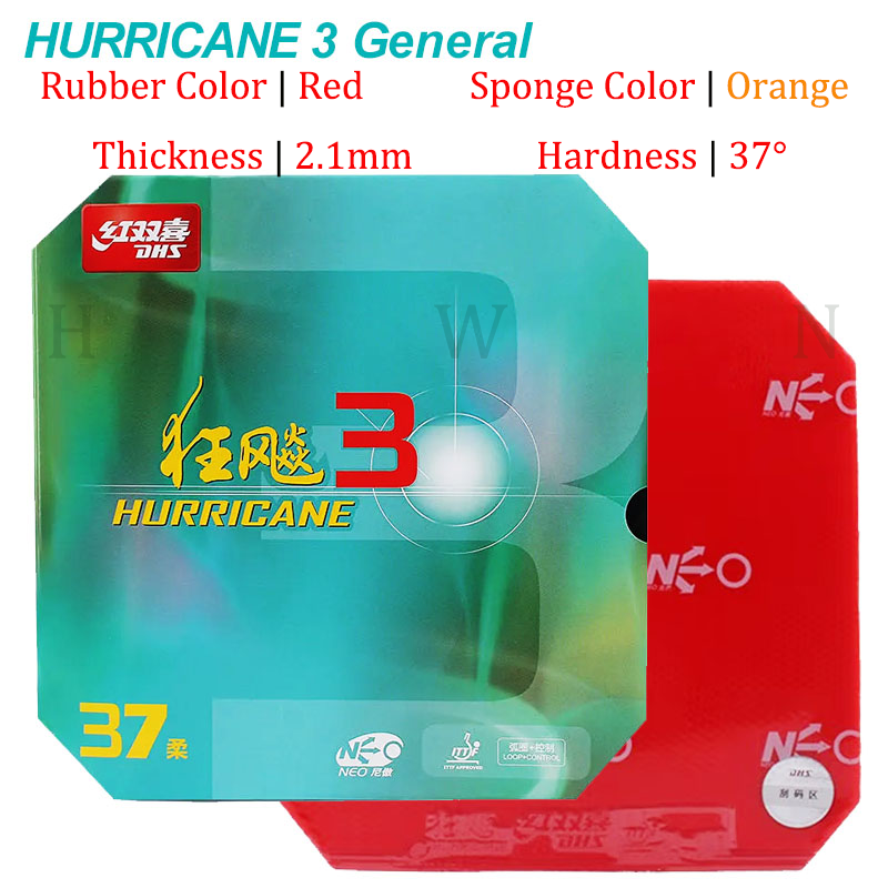 Echte Dhs Orkaan 3 Neo General - Table Tennis Backhand recensie en prijs