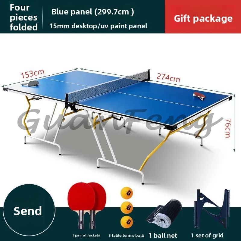 Blauwe huishoudelijke vierpers - Table Tennis Youtube recensie en prijs