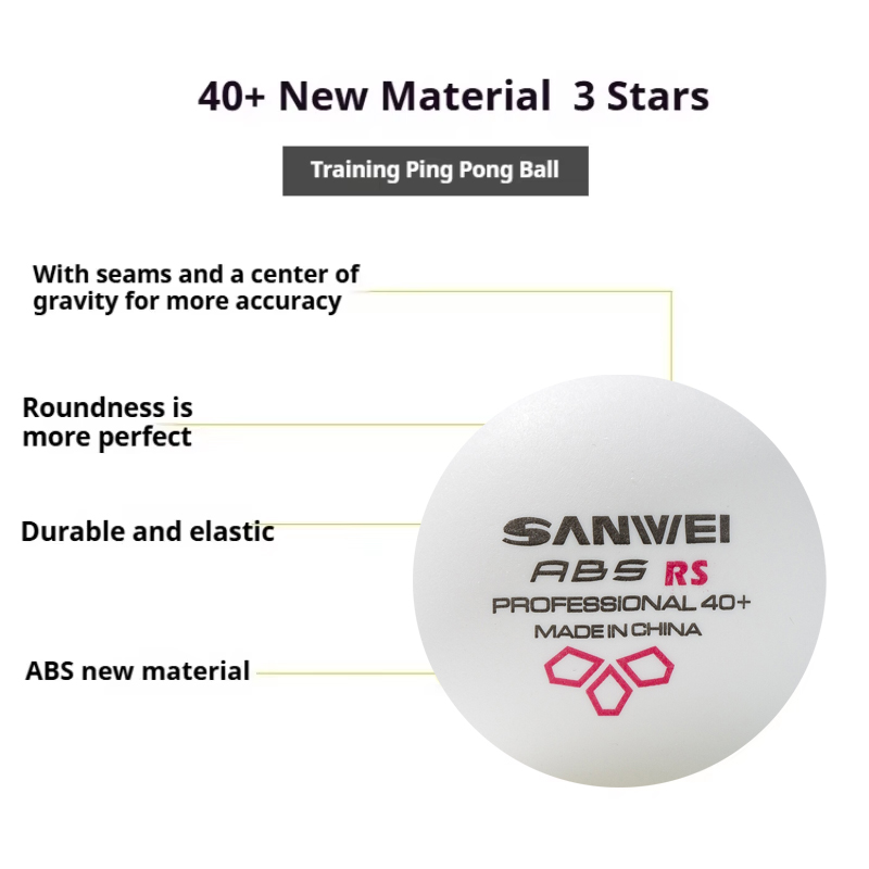 SANWEI RS40+ 3-sterren tafelte - Table Tennis Vr recensie en prijs