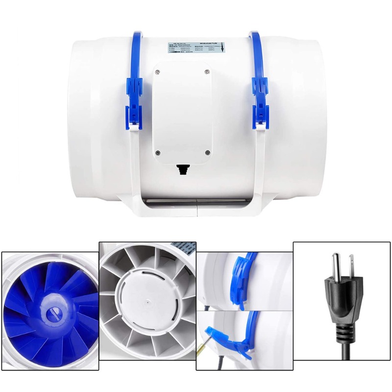 Kanaalventilator 6 inch inline - Rubber Booster Speed recensie en prijs